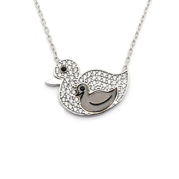Chains 925 Silver Gift Duck Baby Stylish Necklace Animal Present Accessory Trendy For Women Turkish Jewelry
Chains 925 Silver Gift Duck Baby Stylish Necklace Animal Present Accessory Trendy For Women Turkish Jewelry