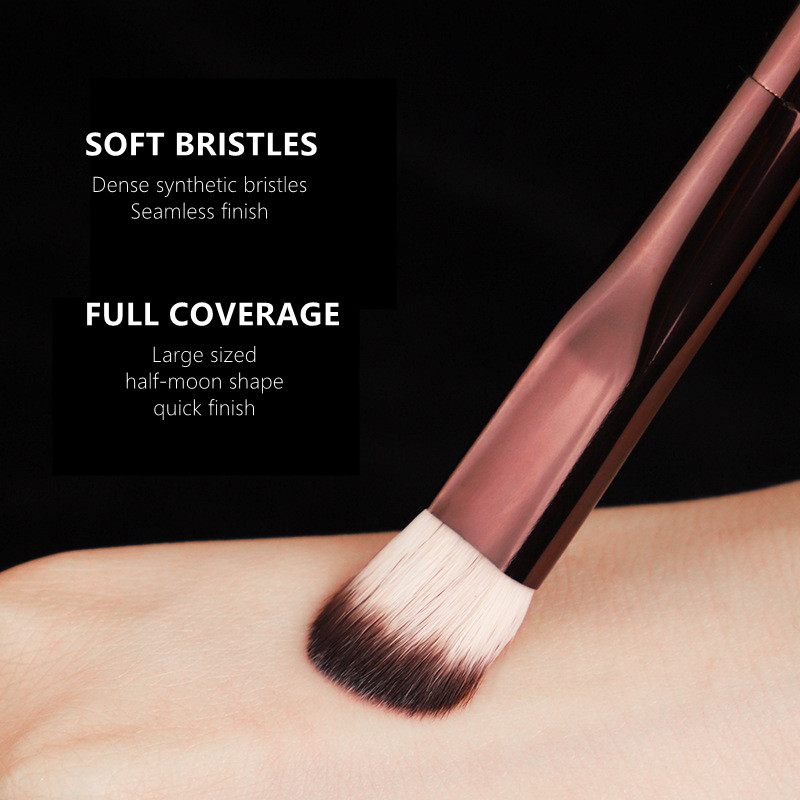 hourglass VANISH Concealer Makeup Brush SEAMLESS FINISH Metal Handle Soft Bristles Angled Large Conceal Shadow Blending Contouring Cosmetics Beauty To
