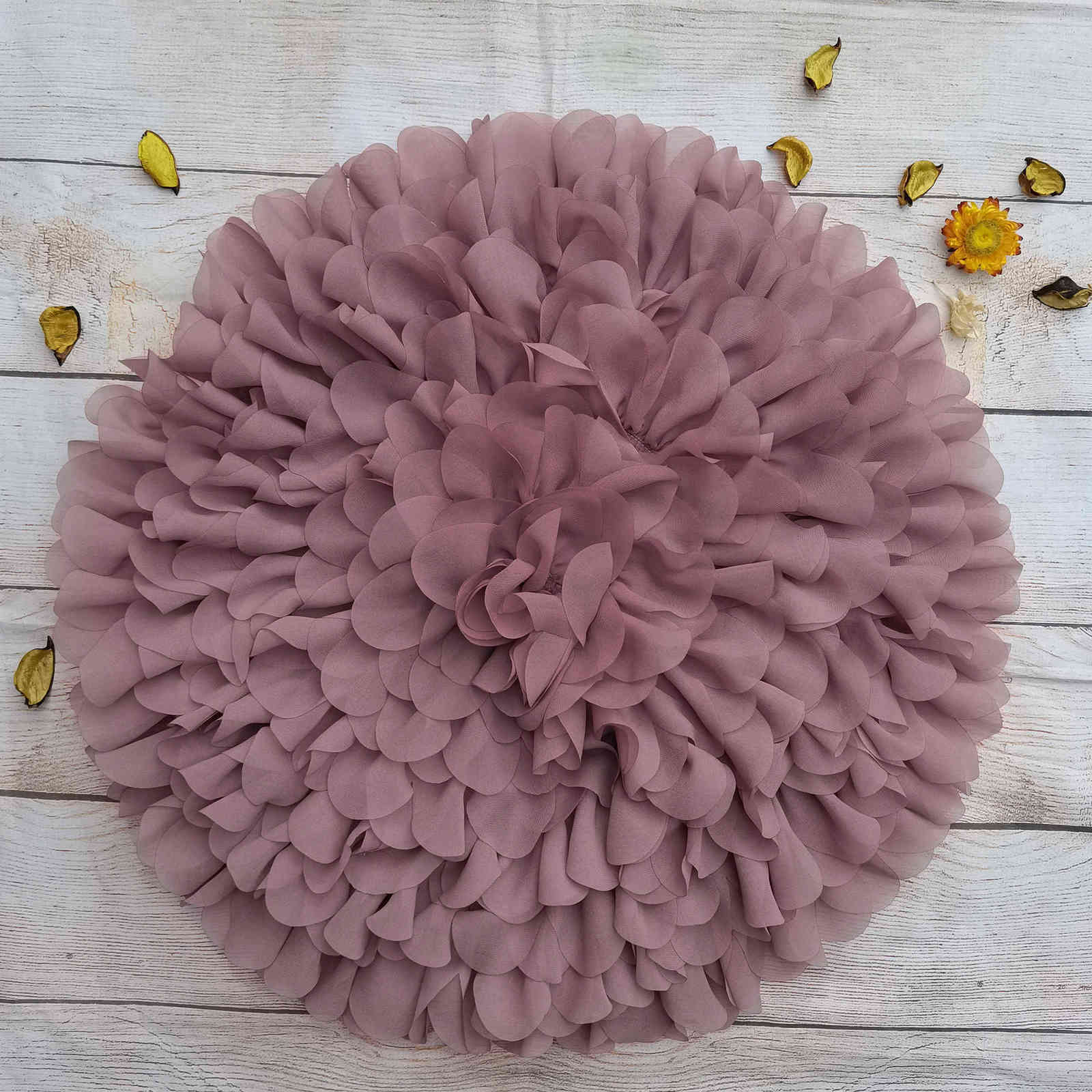 Blossom Soft Chiffon born Blanket Stuffer Basket Filler Backdrop Po Props Baby Session Mat Fotografia 211105