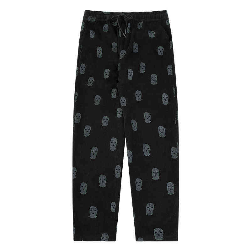 Corduroy pants women's spring and summer thin retro casual learn sweat women plus size Harajuku woman 211115