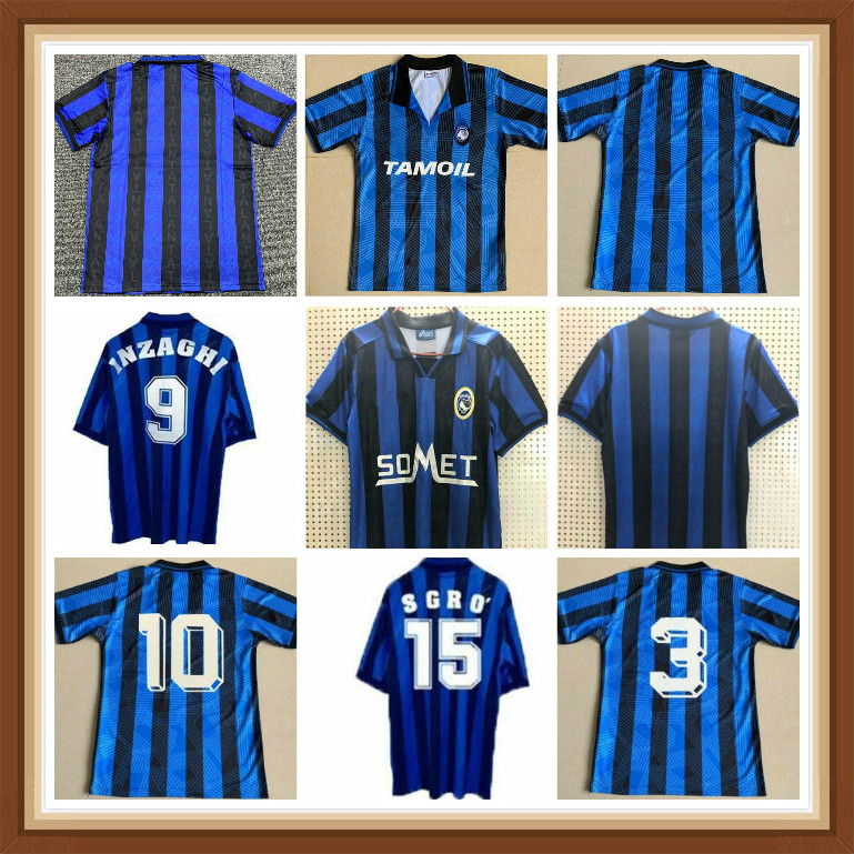 Retro Atalanta 1991 1996 1997 Soccer Jerseys Inzaghi Lentini Classic Futbol Vintage Football Camiseta Shirt Kit Maillot, Blue 
Retro Atalanta 1991 1996 1997 Soccer Jerseys Inzaghi Lentini Classic Futbol Vintage Football Camiseta Shirt Kit Maillot, Blue