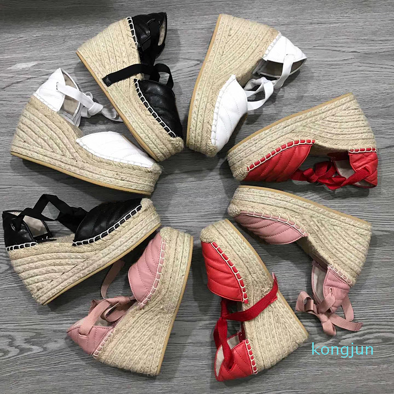 Designer- Women Wedge Platform Sandals Espadrille shoes Real Leather Ankle Lace-up Ladies High Heel 12cm, Color 3
Designer- Women Wedge Platform Sandals Espadrille shoes Real Leather Ankle Lace-up Ladies High Heel 12cm, Color 3