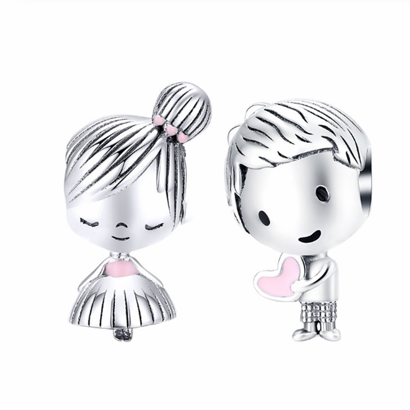 CodeMonkey Boy and Girl Charm fit Original 925 Bracelet Genuine 925 Sterling Silver Metal Beads Valentine Gifts CMC1334 Q0531
CodeMonkey Boy and Girl Charm fit Original 925 Bracelet Genuine 925 Sterling Silver Metal Beads Valentine Gifts CMC1334 Q0531