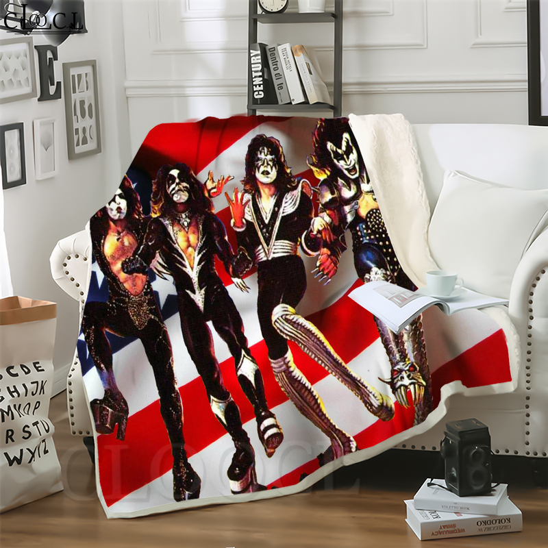 CLOOCL New Metal Rock Kiss Band 3D Print Street Style Air Conditioning Blanket Sofa Teens Bedding Throw Blankets Plush Quilt
CLOOCL New Metal Rock Kiss Band 3D Print Street Style Air Conditioning Blanket Sofa Teens Bedding Throw Blankets Plush Quilt