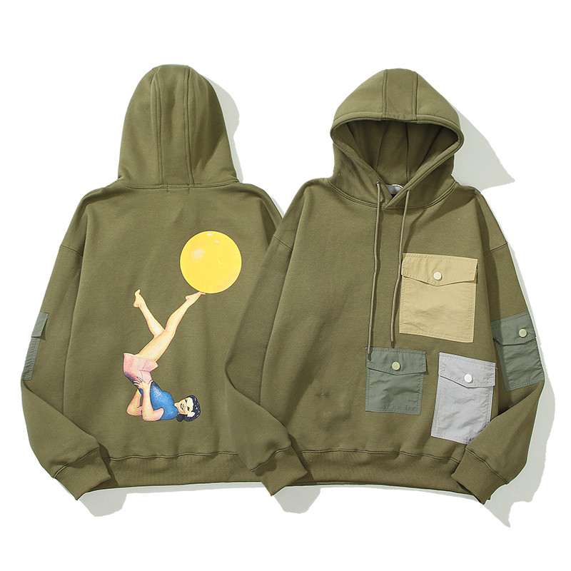 Fashion men Hooded PA printing Multi-pocket designer Hoodie Mens Womens palm Streetwear Pullover Sweatshirts Loose angels Hoodies Lovers Tops Clothing, Black
Fashion men Hooded PA printing Multi-pocket designer Hoodie Mens Womens palm Streetwear Pullover Sweatshirts Loose angels Hoodies Lovers Tops Clothing, Black