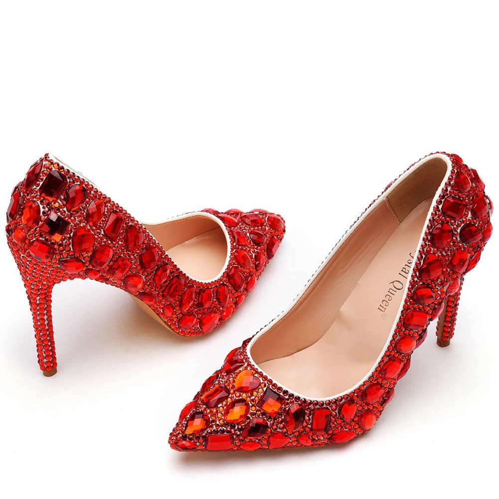 Crystal women's shoes sexy fashion luxury Rhinestone women's shoes stage performance wedding high heels, Blue 11cm
Crystal women's shoes sexy fashion luxury Rhinestone women's shoes stage performance wedding high heels, Blue 11cm