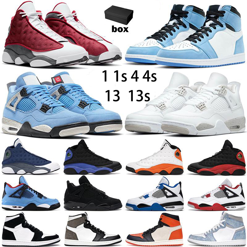 Top quality Athletic Basketball Shoes men women 4s 4 White Oreo University Blue Black Cat 1s 1 Dark Mocha Hyper Royal 13s 13 Red Flint Starfish mens sports sneakers, No.4
Top quality Athletic Basketball Shoes men women 4s 4 White Oreo University Blue Black Cat 1s 1 Dark Mocha Hyper Royal 13s 13 Red Flint Starfish mens sports sneakers, No.4