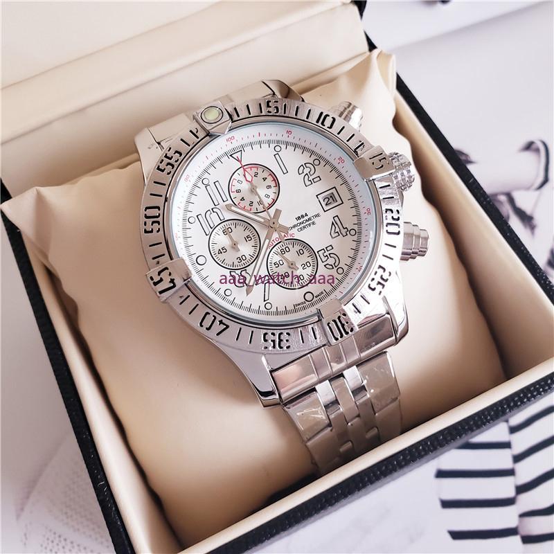NEW Luxury Watch 44.5mm Ocean Racer A1338012 Black Dial VK Quartz Chronograph Working Stainless Steel Men's Wristwatches Bainianling, 13 color;with opp bags
NEW Luxury Watch 44.5mm Ocean Racer A1338012 Black Dial VK Quartz Chronograph Working Stainless Steel Men's Wristwatches Bainianling, 13 color;with opp bags
