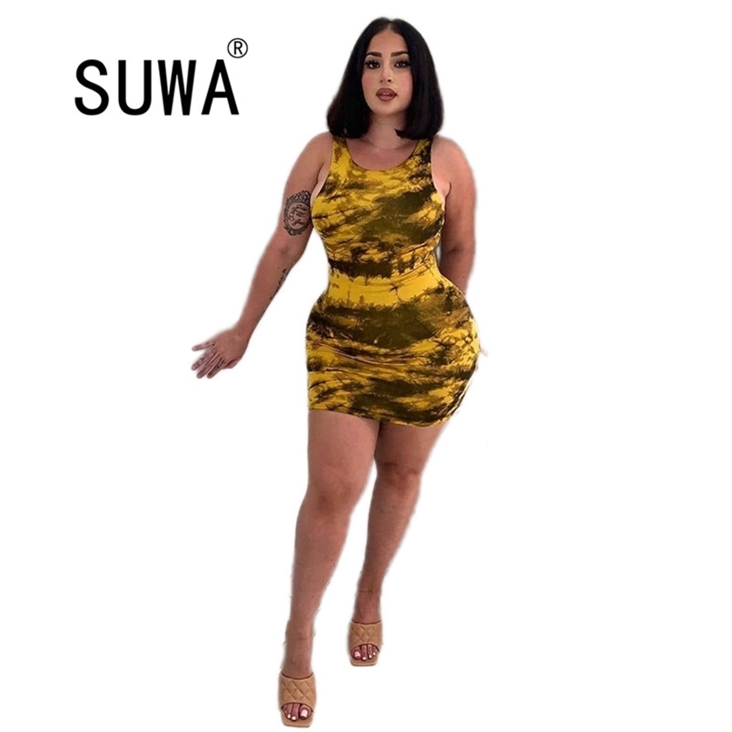 Recommend Style Tie Dye Summer Bodycon Mini Dresses For Women Sleeveless Boho Casual Dress Wholesale Plus Size Clothes 210525, Yellow
Recommend Style Tie Dye Summer Bodycon Mini Dresses For Women Sleeveless Boho Casual Dress Wholesale Plus Size Clothes 210525, Yellow