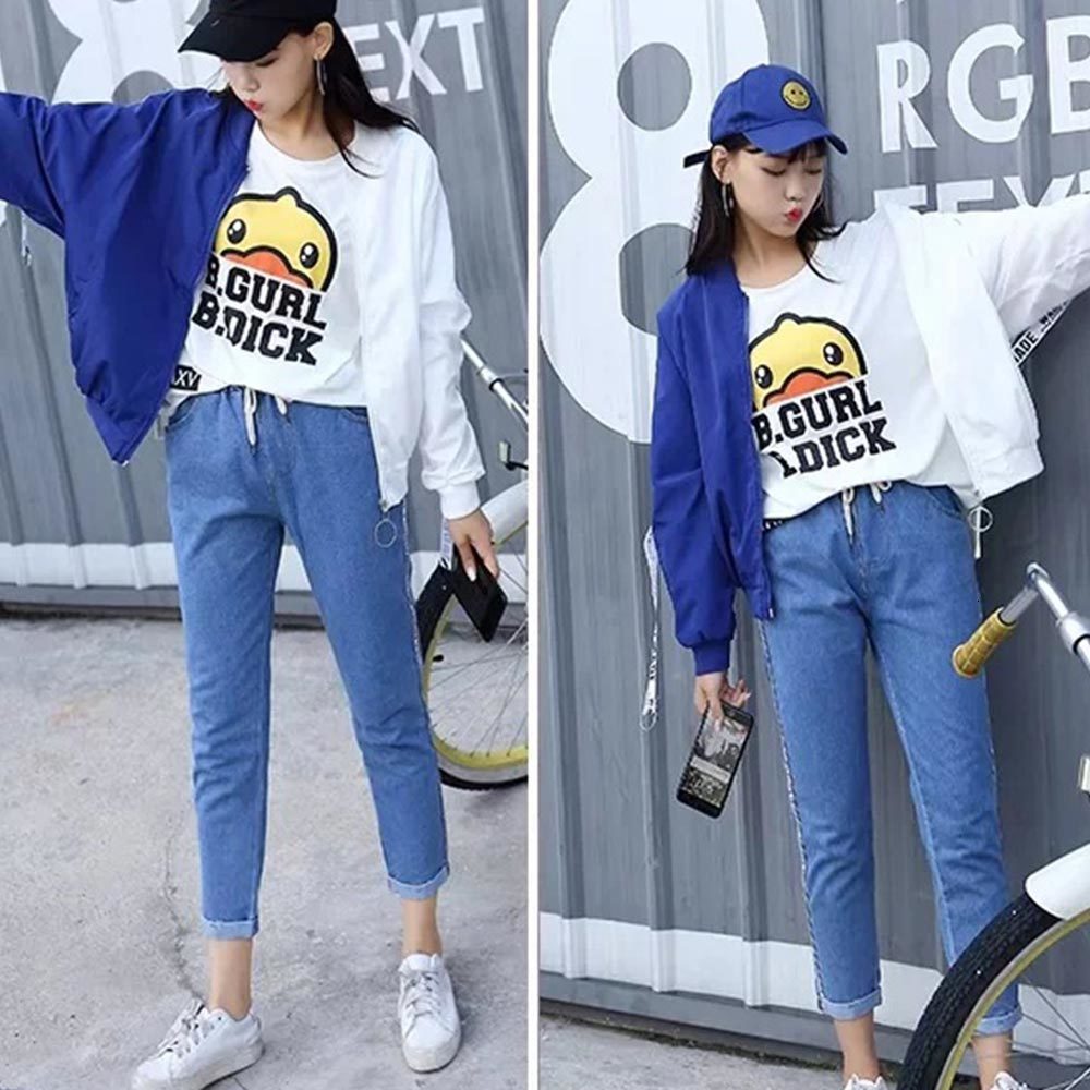2021 New Women Fashion Pattern Patchwork Long Sleeve Thin Girl Windbreaker Female Basic Bomber Jackets Outwear 14ii, Blue
2021 New Women Fashion Pattern Patchwork Long Sleeve Thin Girl Windbreaker Female Basic Bomber Jackets Outwear 14ii, Blue