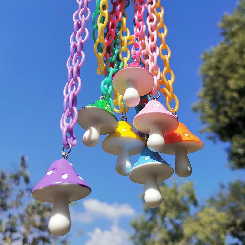 Chokers ZX Cute Colorful Mushroom Pendant Necklace For Women Plastic Chain Wholesale Jewelry Accessories Drop
Chokers ZX Cute Colorful Mushroom Pendant Necklace For Women Plastic Chain Wholesale Jewelry Accessories Drop