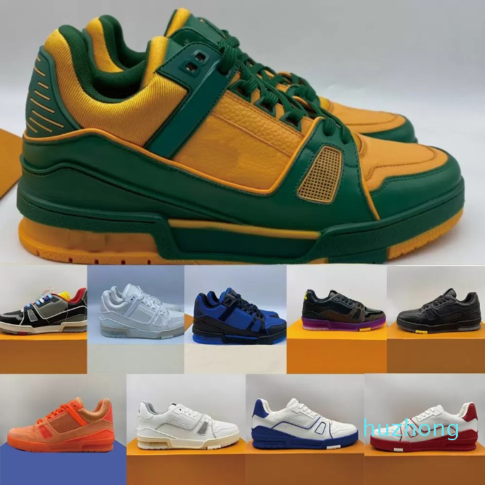 21SS Hot Men's Designer Sneakers Trainer Sneaker Shoes Men Fashion Casual Shoe Top Quality Size 38-45 Green Yellow Clear White Black, As picture
21SS Hot Men's Designer Sneakers Trainer Sneaker Shoes Men Fashion Casual Shoe Top Quality Size 38-45 Green Yellow Clear White Black, As picture