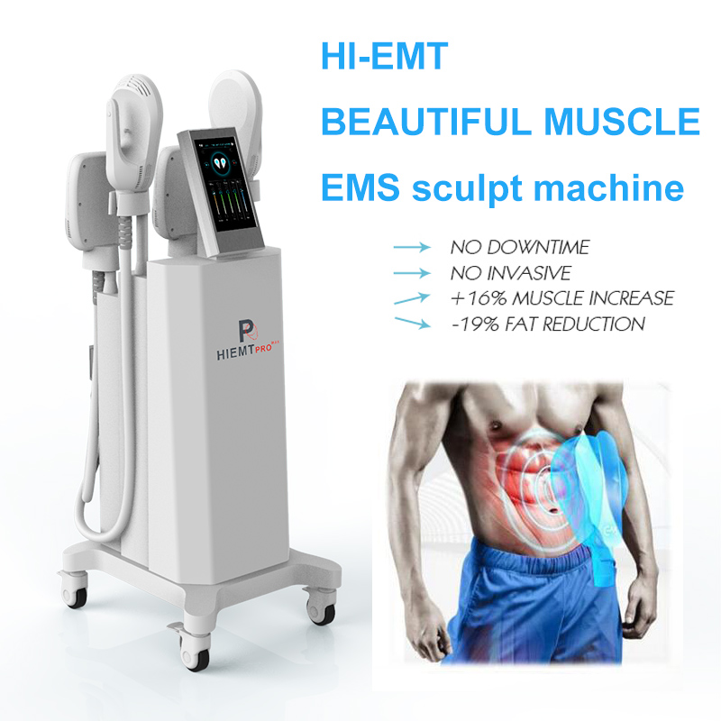 New 4 handles HI-EMT Machine EMS Electromagnetic Muscle Stimulation Fat Burning Body Shaping HIEMT EMS Beauty Equipment
New 4 handles HI-EMT Machine EMS Electromagnetic Muscle Stimulation Fat Burning Body Shaping HIEMT EMS Beauty Equipment