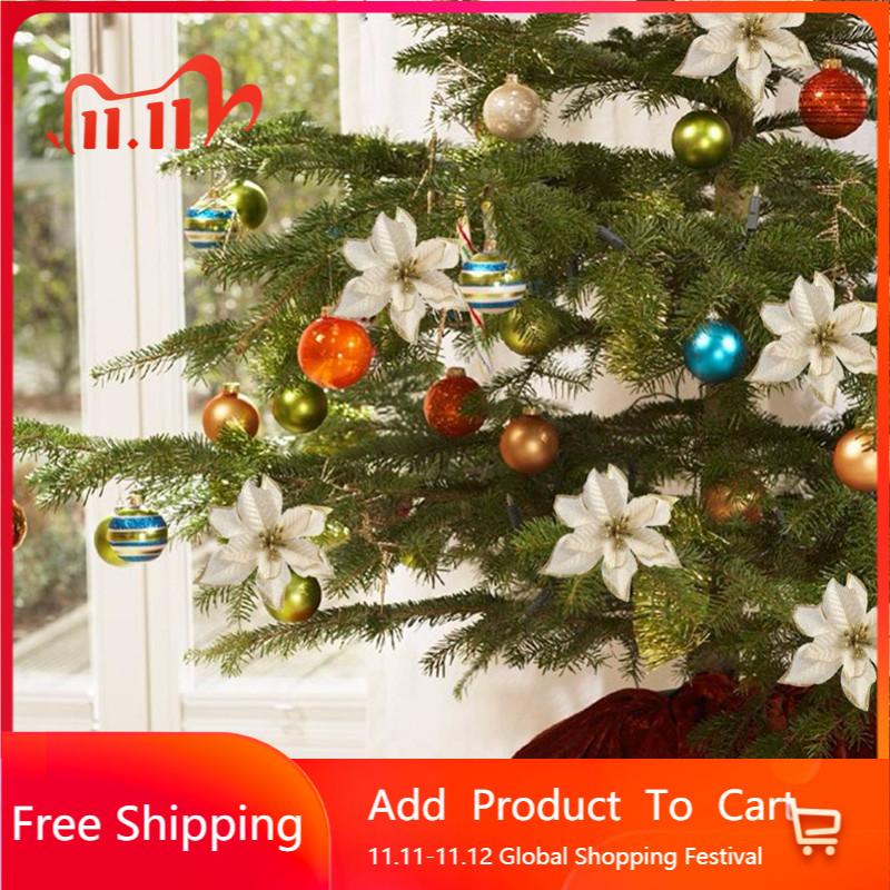 Christmas Decorations Tree 14CM 10Pcs Artificial Flower Decoration For Home Navidad 2021 Gift
Christmas Decorations Tree 14CM 10Pcs Artificial Flower Decoration For Home Navidad 2021 Gift