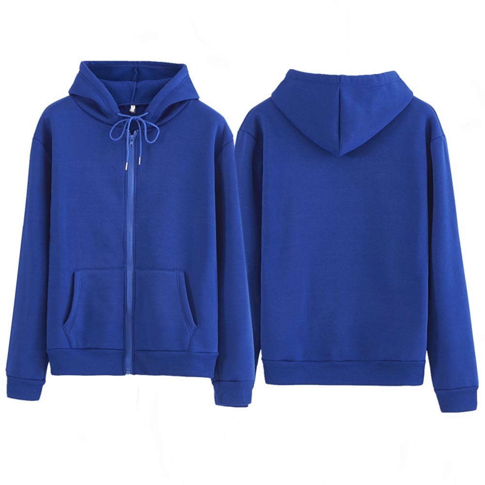 Women Sweatshirt Casual Solid Colors Oversized Full Zip-Up Hoodies Jacket Winter Velvet Thickening Warm Tops Long Sleeve 201212