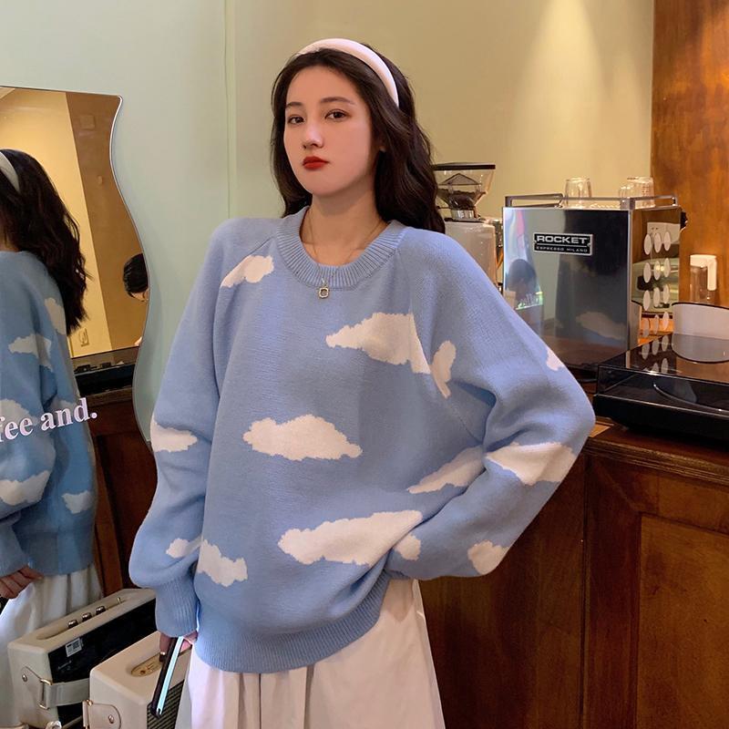 2021 Korean From the Cartoon Cloud Women Sweater Koren Causal Oversized Crochet Pullovers Tops New Fall Pull Jumpers K2kg, Black
2021 Korean From the Cartoon Cloud Women Sweater Koren Causal Oversized Crochet Pullovers Tops New Fall Pull Jumpers K2kg, Black