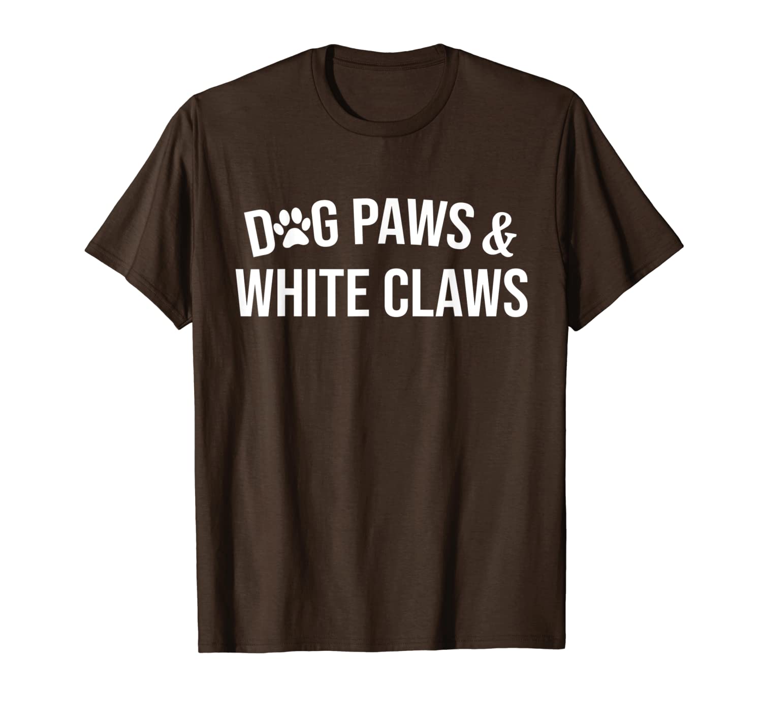 dog paws and white claws shirt dog lover gifts t-shirt, White;black