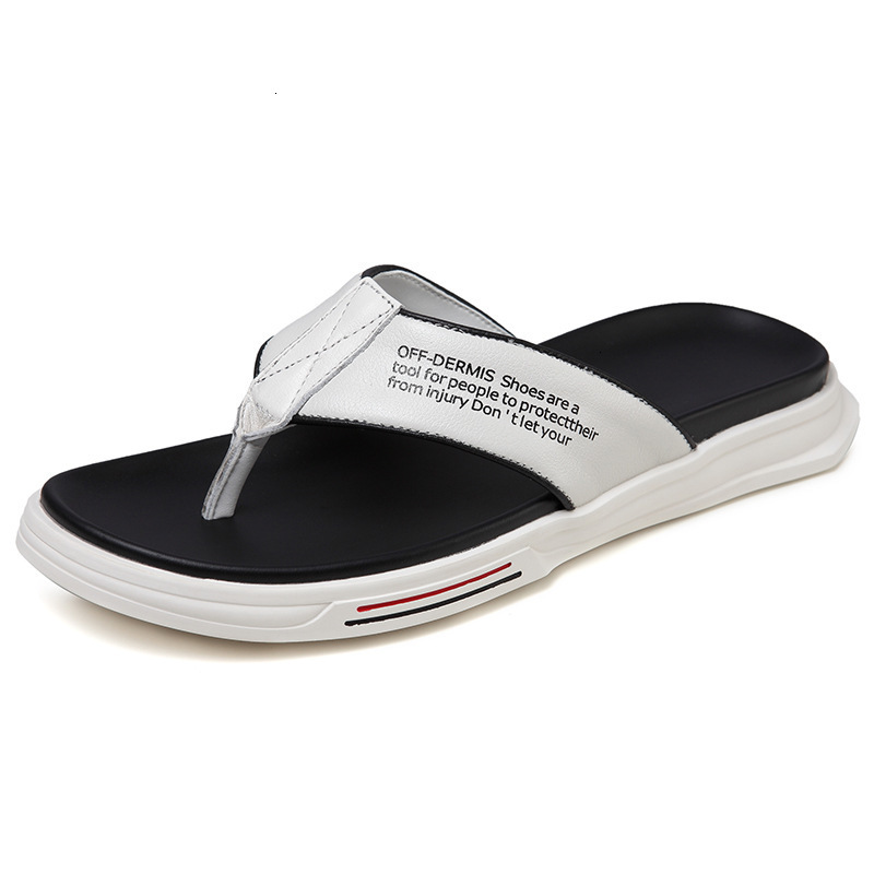 flops Slippers summer Korean flip men's leather trend sandals outdoor antiskid leisure beach shoes T370, 1# shoe box
flops Slippers summer Korean flip men's leather trend sandals outdoor antiskid leisure beach shoes T370, 1# shoe box