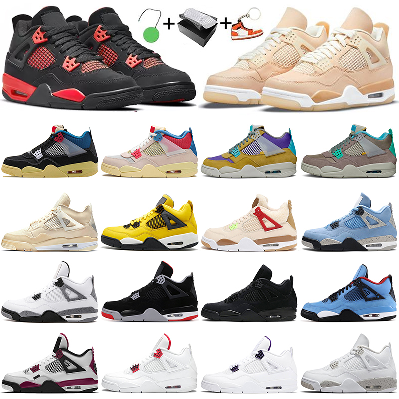 With Box 4 4s men basketball shoes Black Cat University Blue Bred Cement Court Purple Sail Shimmer Wild Things mens womens sports trainers sneakers, 4s royalty
With Box 4 4s men basketball shoes Black Cat University Blue Bred Cement Court Purple Sail Shimmer Wild Things mens womens sports trainers sneakers, 4s royalty