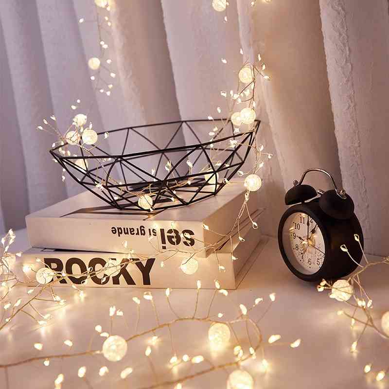 New LED Waterproof ice ball copper wire string decorative color lamp remote control crack bead
New LED Waterproof ice ball copper wire string decorative color lamp remote control crack bead
