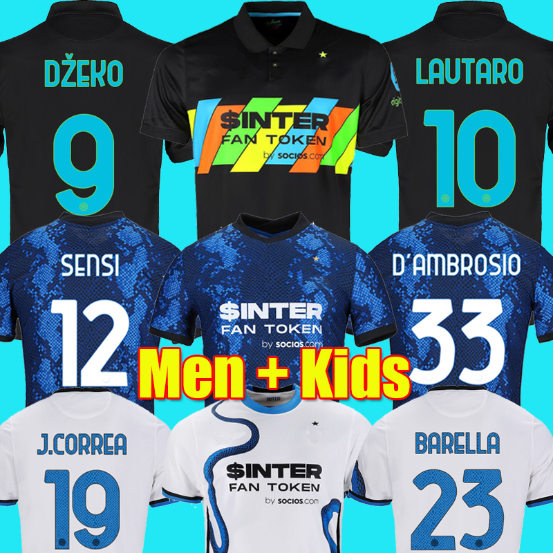 2021 2022 INTER soccer jerseys Dzeko BARELLA Calhanoglu LAUTARO ERIKSEN ALEXIS 21 22 Perisic Nainggolan DUMFRIES SENSI football shirts men + kids kit camisetas 12345, Home+ucl
2021 2022 INTER soccer jerseys Dzeko BARELLA Calhanoglu LAUTARO ERIKSEN ALEXIS 21 22 Perisic Nainggolan DUMFRIES SENSI football shirts men + kids kit camisetas 12345, Home+ucl