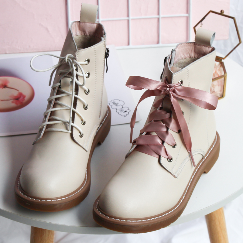 Genuine Leather Martins Low-heel Boots 2.5cm Lace Up to Sweet Soft Girl Martin Lolita High-top Round Shoes Cosplay Head I1yj, Plus velvet.
Genuine Leather Martins Low-heel Boots 2.5cm Lace Up to Sweet Soft Girl Martin Lolita High-top Round Shoes Cosplay Head I1yj, Plus velvet.