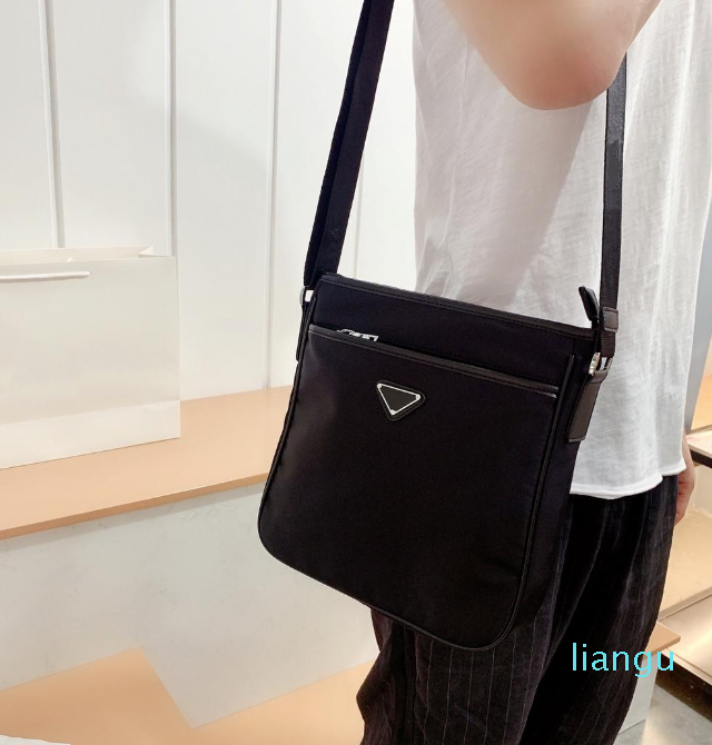 2021 Mens Black Briefcases Designer Nylon Shoulder Bags Fashion Crossbody Triangle Messenger Bag Medium Size Men Brief Cases, Black(l*g*)
2021 Mens Black Briefcases Designer Nylon Shoulder Bags Fashion Crossbody Triangle Messenger Bag Medium Size Men Brief Cases, Black(l*g*)