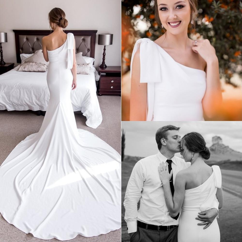 New 2021 Satin Mermaid Wedding Es One Shoulder Long Train Big Bow Beach Bridal Gowns Robes Marie Vestidos De Novia Pnlq, Ivory
New 2021 Satin Mermaid Wedding Es One Shoulder Long Train Big Bow Beach Bridal Gowns Robes Marie Vestidos De Novia Pnlq, Ivory