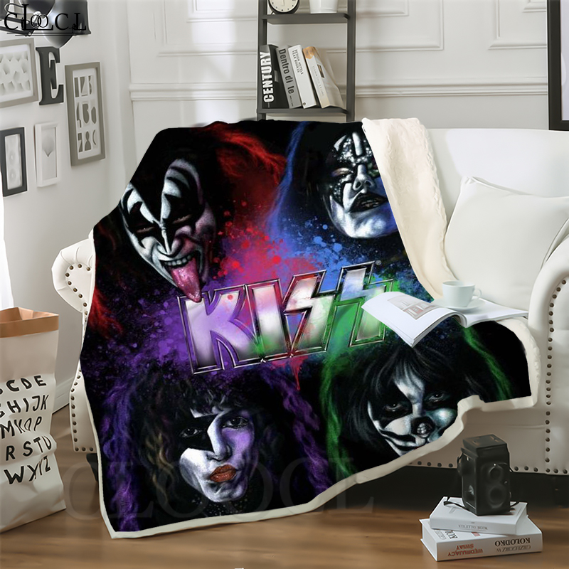 CLOOCL Hot Hair Metal Kiss Band 3D Print Casual Style Air Conditioning Blanket Teens Bedding Throw Blankets Plush Quilt
CLOOCL Hot Hair Metal Kiss Band 3D Print Casual Style Air Conditioning Blanket Teens Bedding Throw Blankets Plush Quilt
