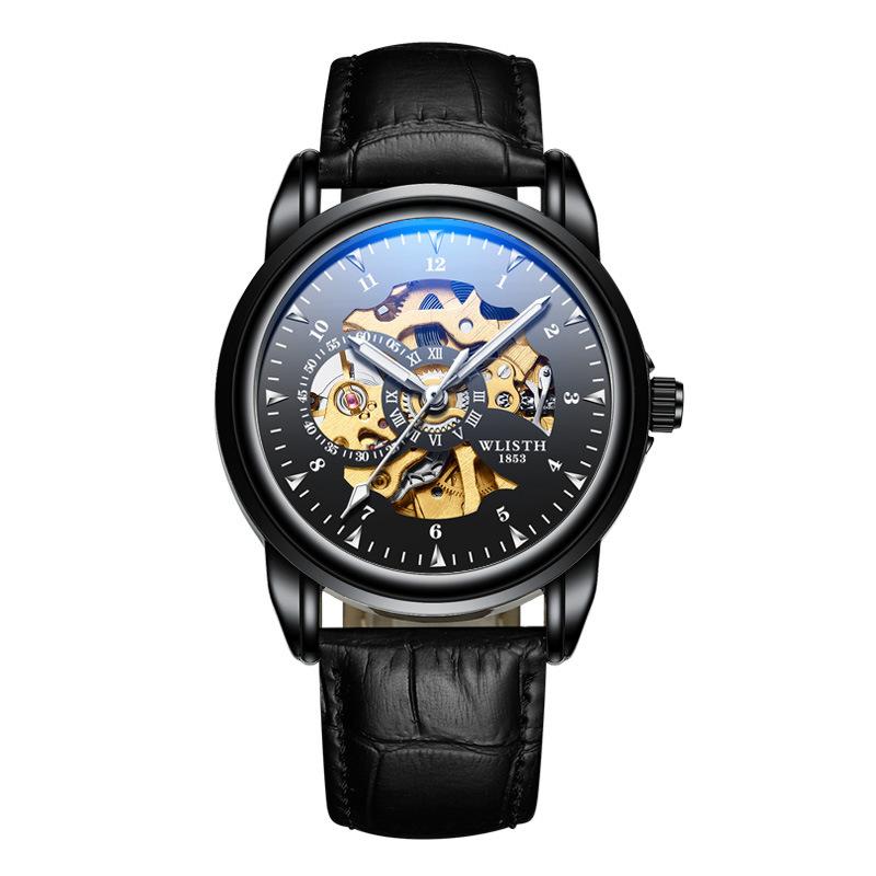 Wristwatches Dial Diameter 40mm Fully Automatic Mechanical Watch Men's Luminous Blue Display Fashion, B024-3
Wristwatches Dial Diameter 40mm Fully Automatic Mechanical Watch Men's Luminous Blue Display Fashion, B024-3