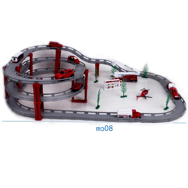 

Alloy Cars Toys, City Transport System Model, include Fire Engine, Bus, Helicopter etc. with Rail, Super Big Size, for Kid' Gift,