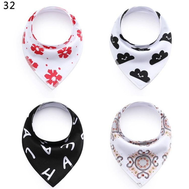 Cotton Baby Bibs Soft and Absorbent for Baby Burp Cloths Bandana Drool Bibs Maternal and Child Supplies