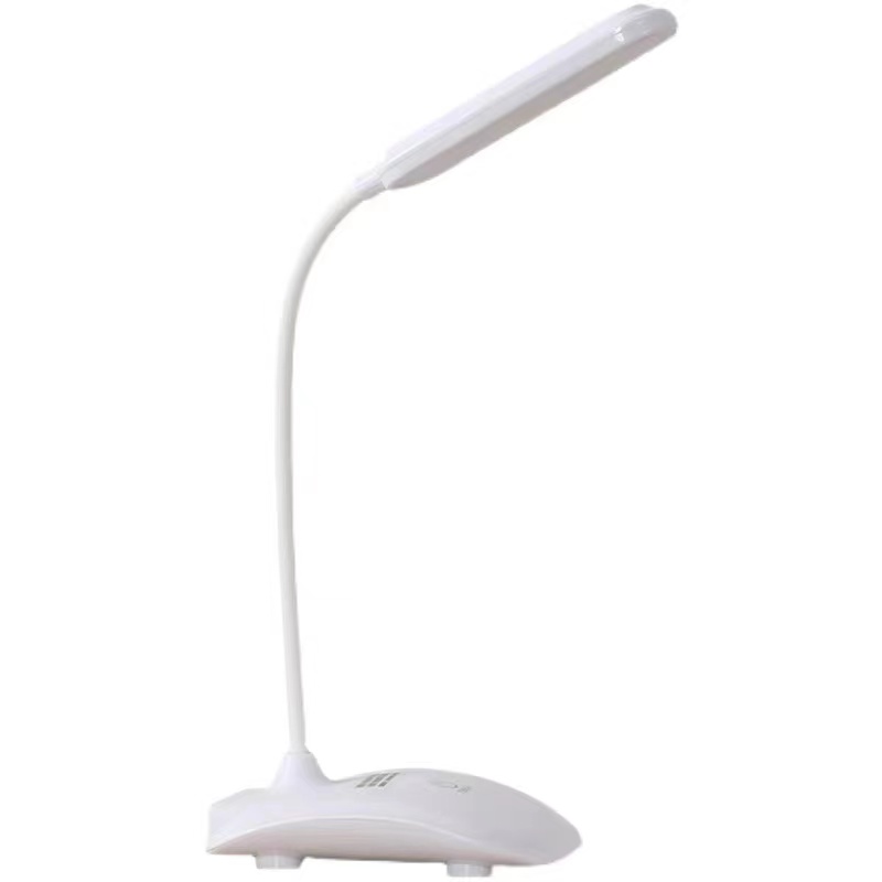 Bedside Reading Lamp Eye Protection Desk Table Lamp Book Holder for Learning Study Light Mini USB Plug-in 6W Soft and Warm Light