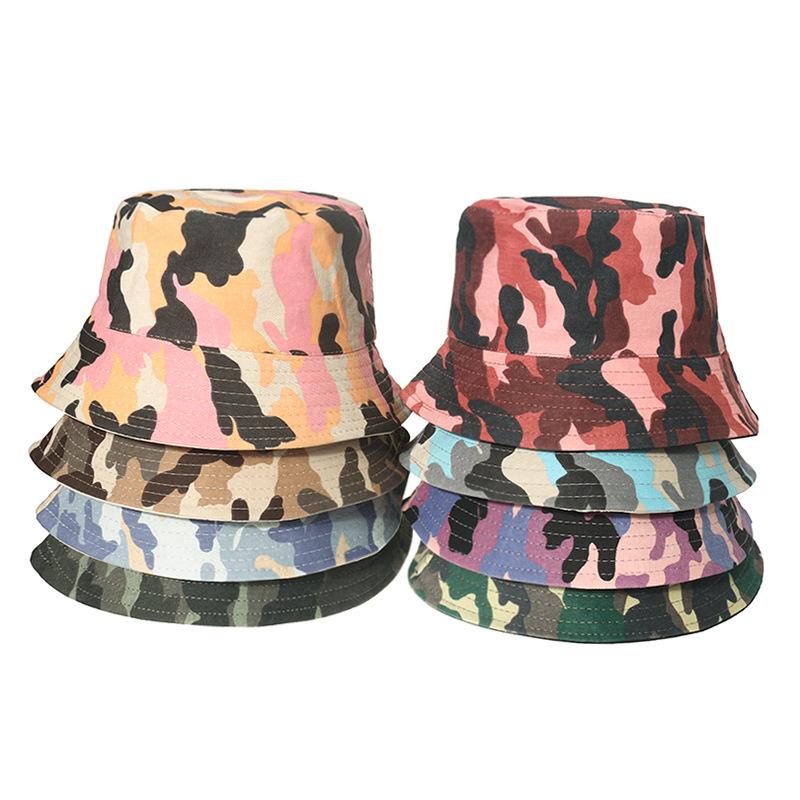 Wide Brim Hats Spring Autumn Camouflage Bucket Hat Outdoor Beach Summer Sun Sunscreen Korean Fisherman Men And Women
Wide Brim Hats Spring Autumn Camouflage Bucket Hat Outdoor Beach Summer Sun Sunscreen Korean Fisherman Men And Women