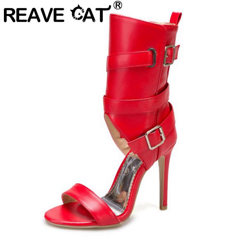 REAVE CAT New 2021 Women Sandals Open Toe 10cm Thin High Heels Sexy Buckle Zip Stylish Soft Big Size 34-50 Casual Party A3913, Black
REAVE CAT New 2021 Women Sandals Open Toe 10cm Thin High Heels Sexy Buckle Zip Stylish Soft Big Size 34-50 Casual Party A3913, Black