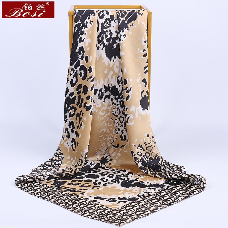 Scarves BOSI Leopard Silk Satin Hijab Hair Scarf For Women Fashion 90*90cm Square Shawl Letter Print Elegant Poncho, Blue;gray
Scarves BOSI Leopard Silk Satin Hijab Hair Scarf For Women Fashion 90*90cm Square Shawl Letter Print Elegant Poncho, Blue;gray