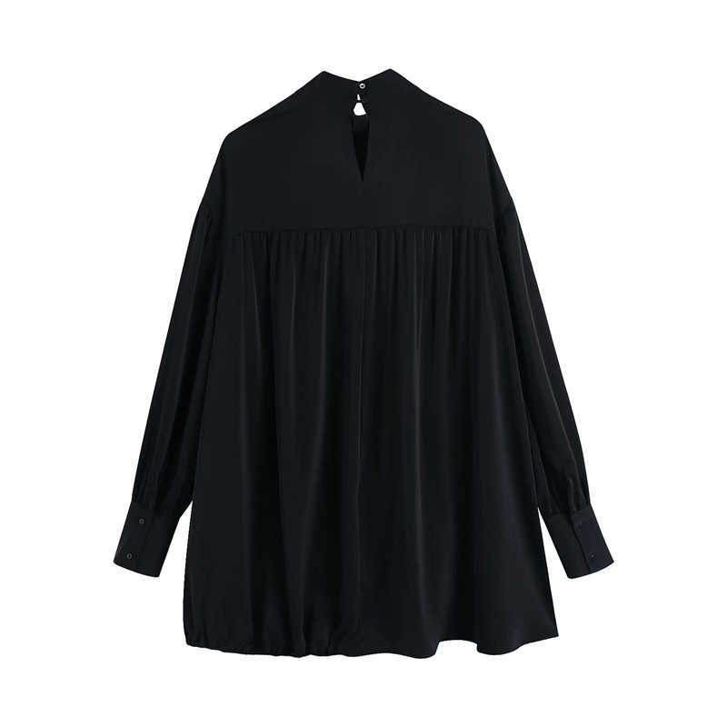 Elegant Women Sweet Solid O-Neck Dress Fashion Ladies Loose Mini Vestidos Streetwear Female Chic Draped Dresses 210527