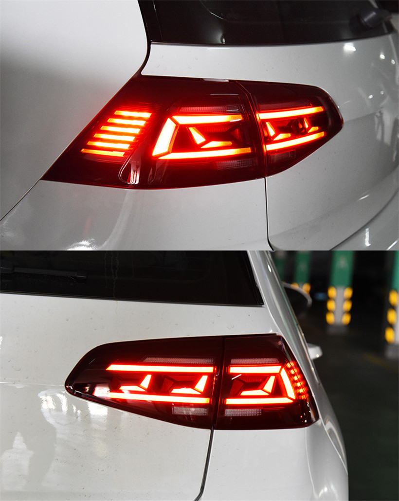 Automotive DRL lamp For VW Golf 7 LED Turn Signal tail light 2013-20 Golf 7.5 Rear Brake Reversing Lights