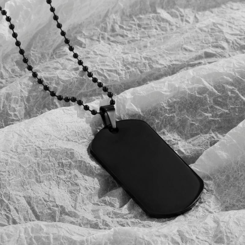 Chains KunJoe High Quality Black Steel Ball Chain Necklace For Men Women Geometric Stainless Pendant Couple Jewelry Gift, Silver
Chains KunJoe High Quality Black Steel Ball Chain Necklace For Men Women Geometric Stainless Pendant Couple Jewelry Gift, Silver