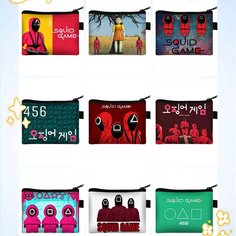 Squid Game Straps Coin Purse Student Portable Card Bags Key Storage Bag Clutch Children Wallet 18 Styles
Squid Game Straps Coin Purse Student Portable Card Bags Key Storage Bag Clutch Children Wallet 18 Styles