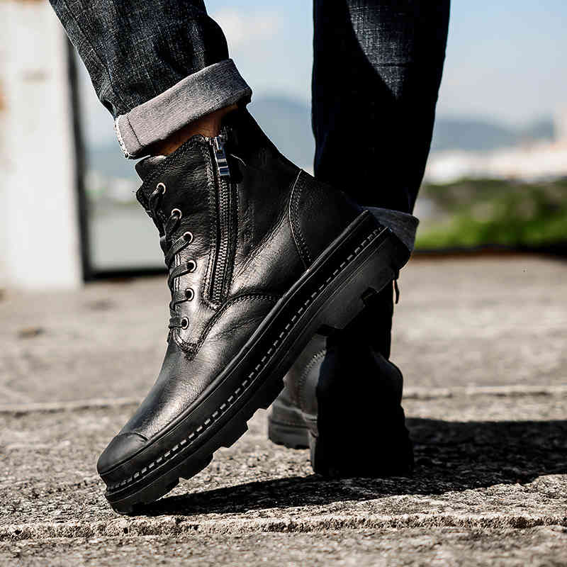 dress shoes men ankle boots autumn winter male fashion casual plush warm snow brand luxury business oxford men's fusi, Black
dress shoes men ankle boots autumn winter male fashion casual plush warm snow brand luxury business oxford men's fusi, Black