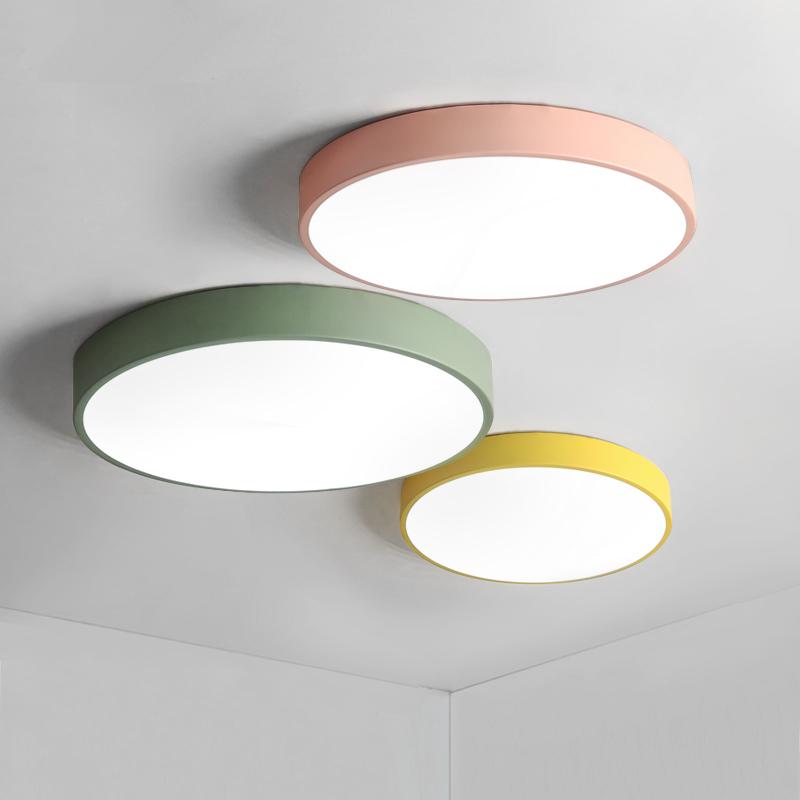 Ceiling Lights Macaron Ultra-thin Modern LED Pink/Yellow/Green Body Lamp For Living Room Bedroom Lamparas De Techo
Ceiling Lights Macaron Ultra-thin Modern LED Pink/Yellow/Green Body Lamp For Living Room Bedroom Lamparas De Techo