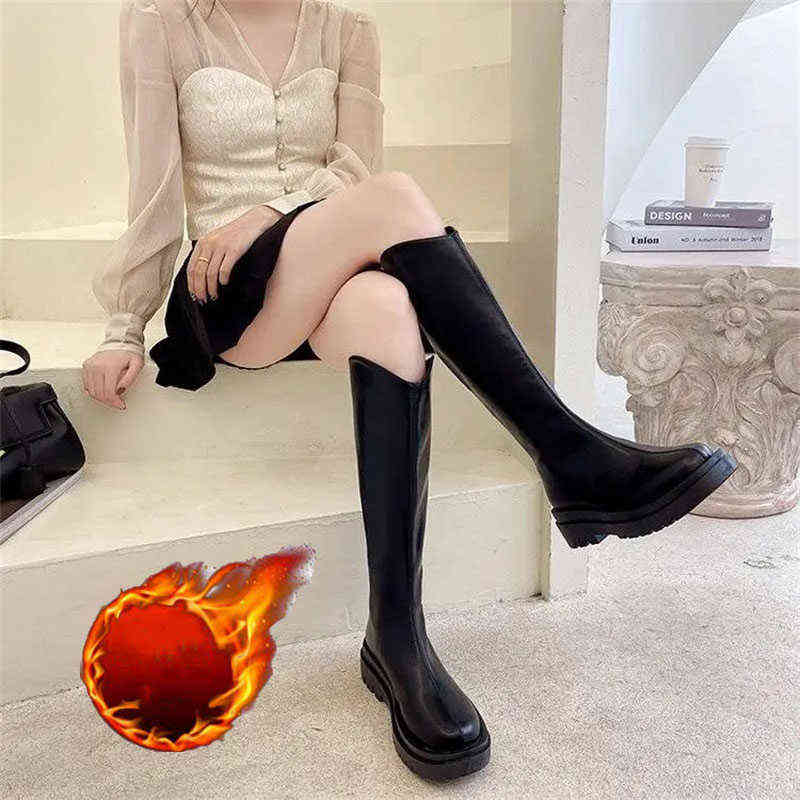 High Boots Large Women's Shoes 2021 New Plush Thickened Thick Heeled Knight Korean Trend Comfortable and, Khaki
High Boots Large Women's Shoes 2021 New Plush Thickened Thick Heeled Knight Korean Trend Comfortable and, Khaki