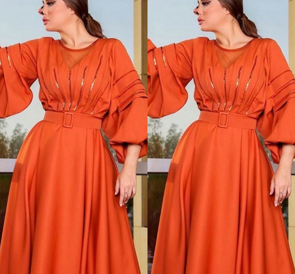 New Arrival Orange Long Sleeve Evening Es 2021 Robe Soiree Dubai Prom Party Gowns Women Vestidos Longue Ljf6
New Arrival Orange Long Sleeve Evening Es 2021 Robe Soiree Dubai Prom Party Gowns Women Vestidos Longue Ljf6