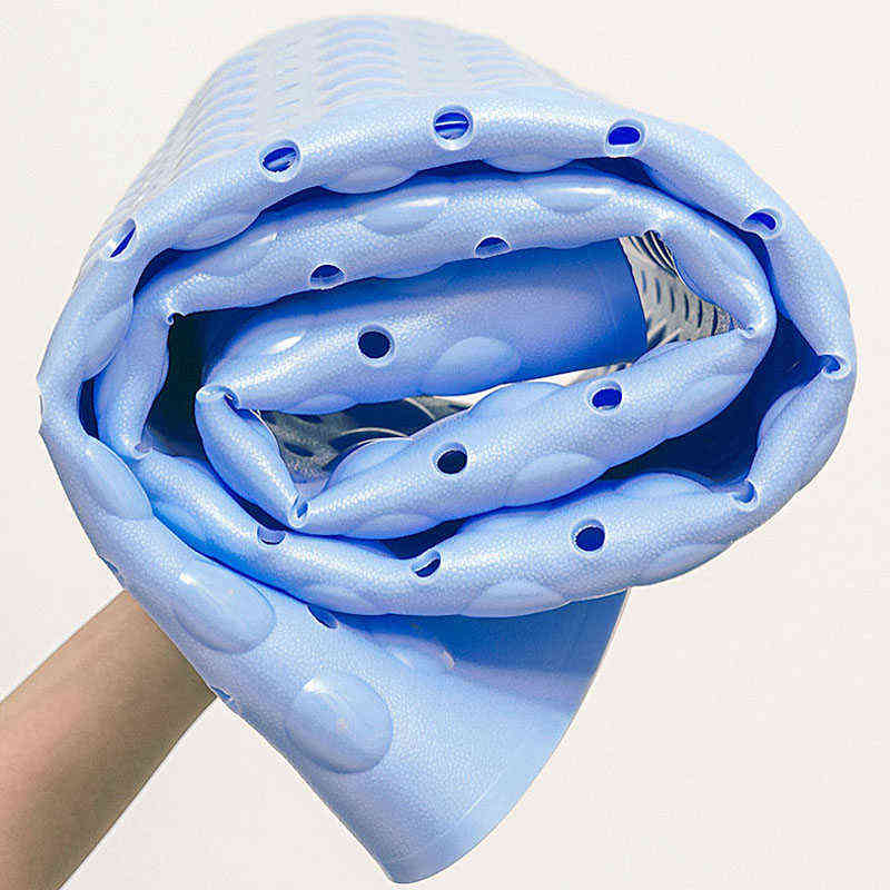 Bathroom Bathtub Large Strong Suction Anti Slip Bath Shower Mat PVC Foot Pad Dwe74 Odorless Non-Toxic 211109