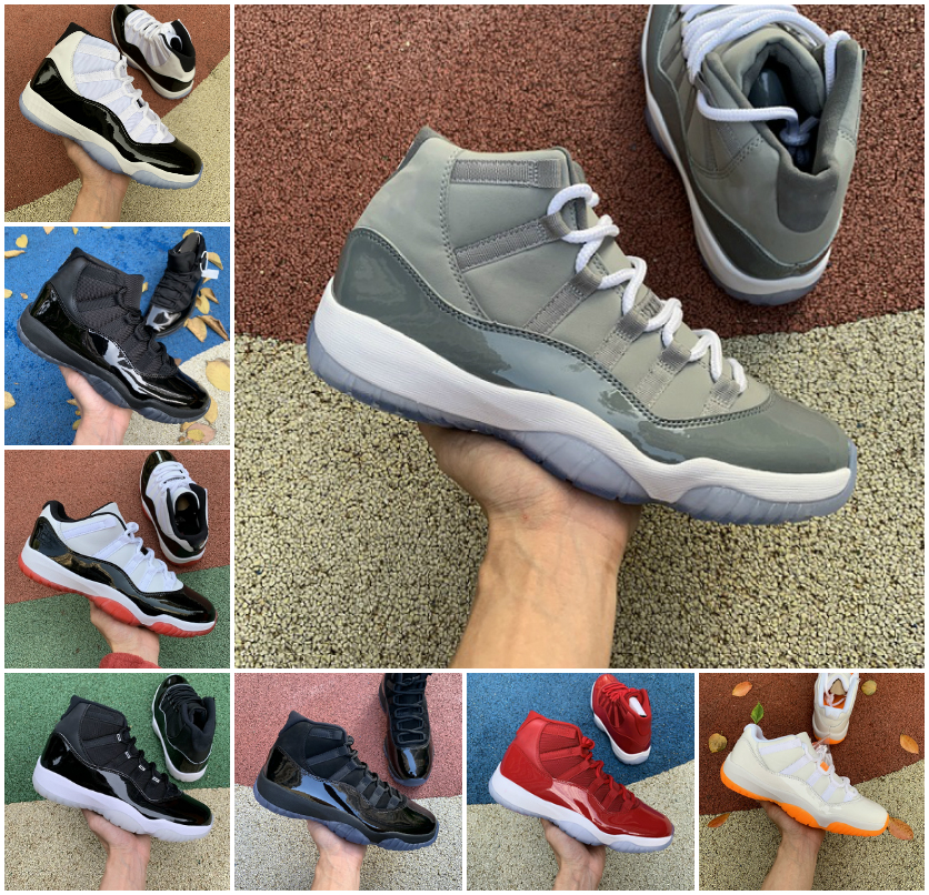 Cool Grey High 11 11s Basketball shoes bred 25th Anniversary concord 45 space jam Jumpman Men Women Trainers legend blue Cherry platinum Snake Navy Designer Sneakers, Bubble package bag
Cool Grey High 11 11s Basketball shoes bred 25th Anniversary concord 45 space jam Jumpman Men Women Trainers legend blue Cherry platinum Snake Navy Designer Sneakers, Bubble package bag