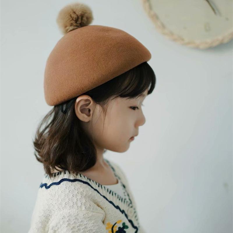 Berets And South Korean Children Hair Ball Three-dimensional Beret Lovely Retro Joker Baby Wool Hats For Men Women, Black
Berets And South Korean Children Hair Ball Three-dimensional Beret Lovely Retro Joker Baby Wool Hats For Men Women, Black