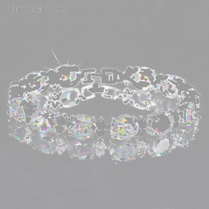 Link, Chain ThreeGraces Sparkling Rainbow Mystic Crystal Jewelry Connect Luxury Cubic Zirconia Fashion Women Party Bracelet BR087, Black
Link, Chain ThreeGraces Sparkling Rainbow Mystic Crystal Jewelry Connect Luxury Cubic Zirconia Fashion Women Party Bracelet BR087, Black