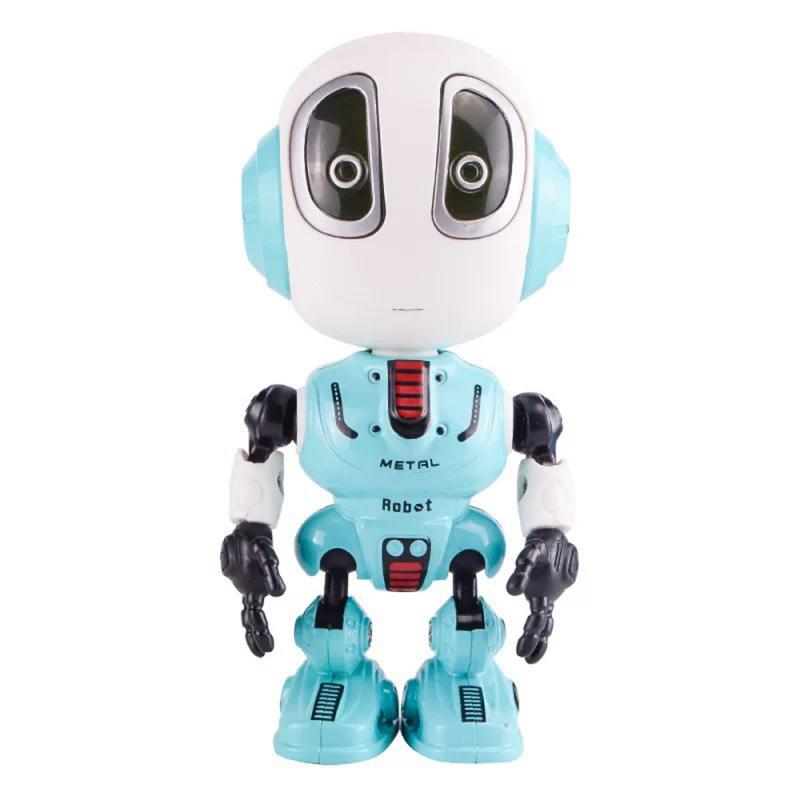 Electronics RobotsSmart Alloy Robot Talking Sensor Robot Electronic Toy Kid Xmas Gift DIY Gesture Touch Sensor LED Electronic Re