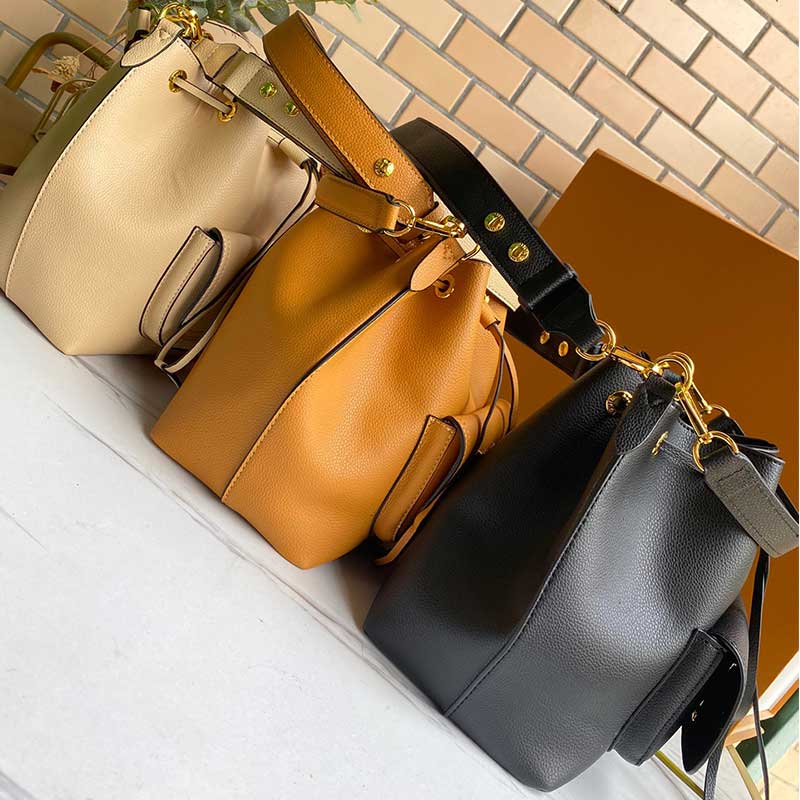 High quality luxury designer ladies bucket shoulder bag fashion classic messenger bags leather handbag adjustable shoulders strap perfect, Black2
High quality luxury designer ladies bucket shoulder bag fashion classic messenger bags leather handbag adjustable shoulders strap perfect, Black2